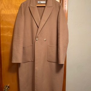 Zara double wool coat